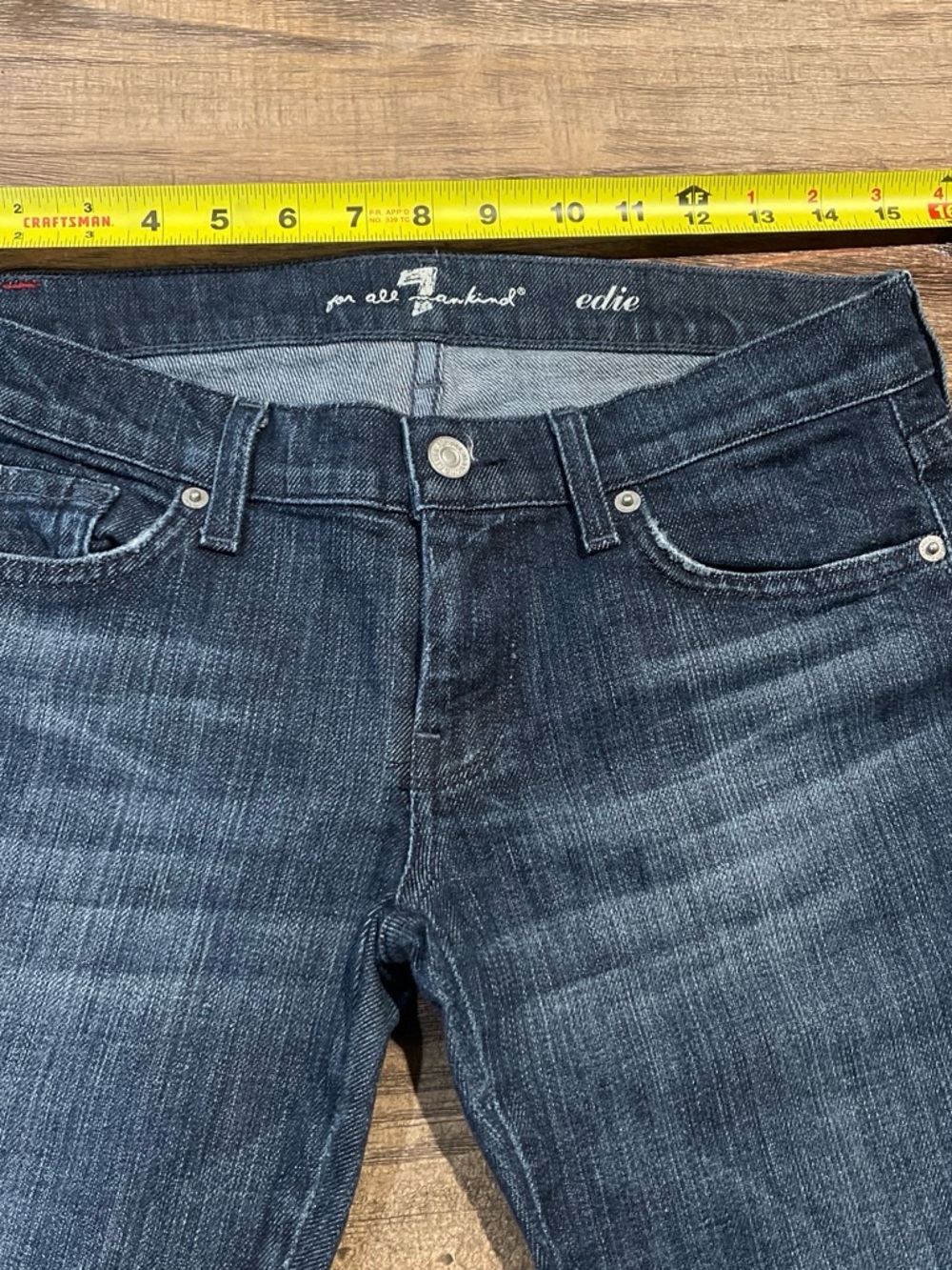 7 For All Mankind Dark Indigo Skinny Jeans